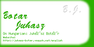 botar juhasz business card